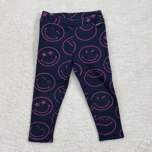 GAP Kids Smiley World Leggings - Navy and Pink
